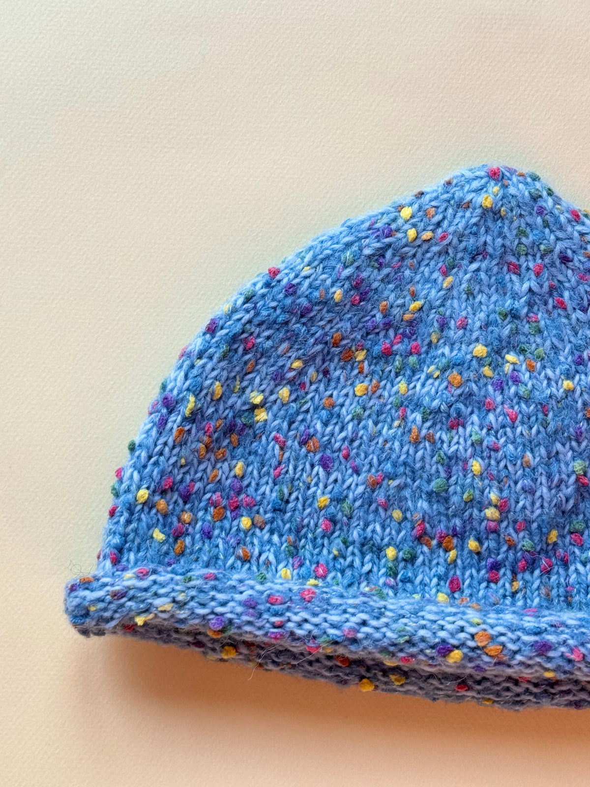 MULTICOLOR BEANIE BLUE