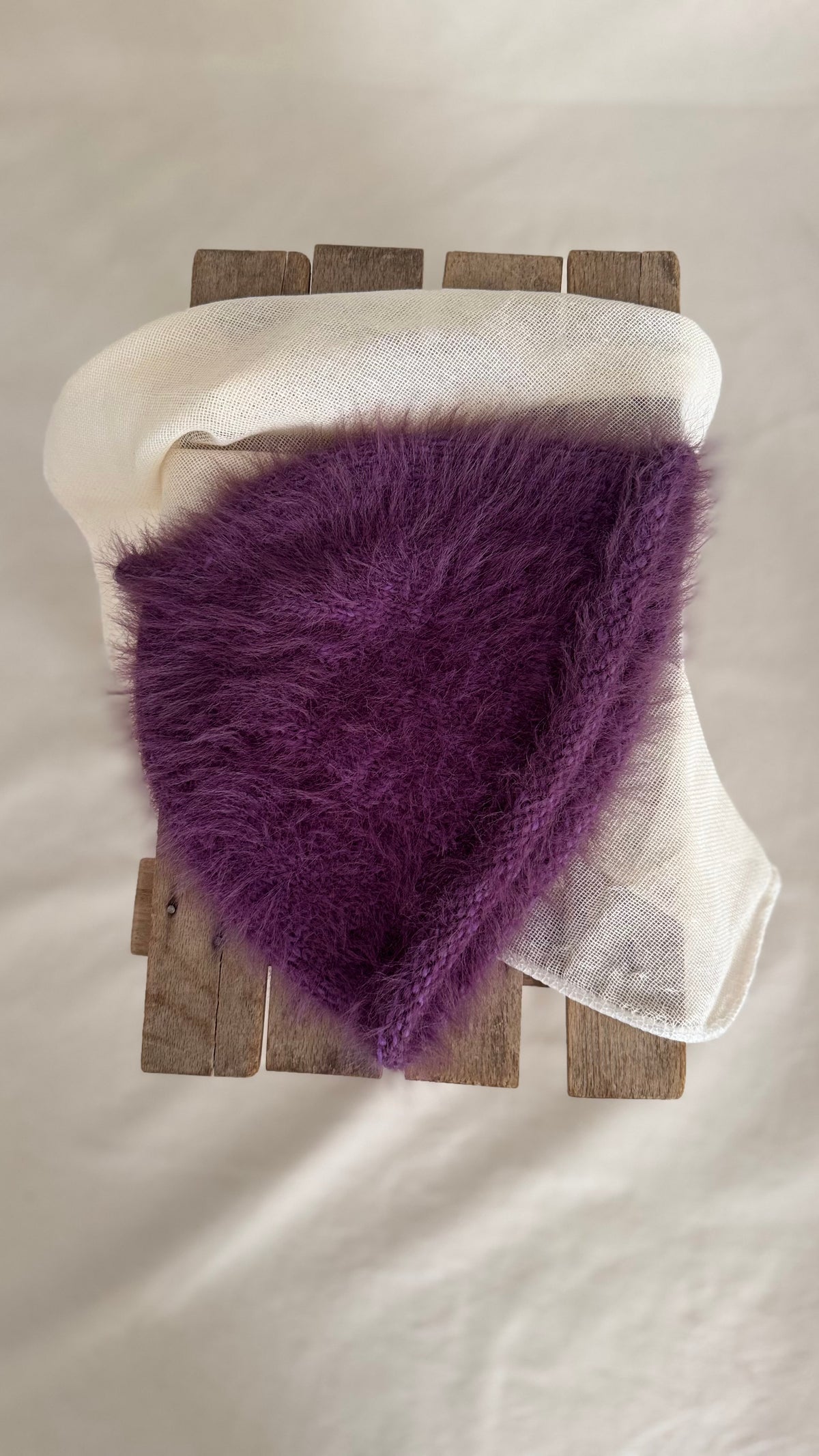 FLUFFY BEANIE PURPLE