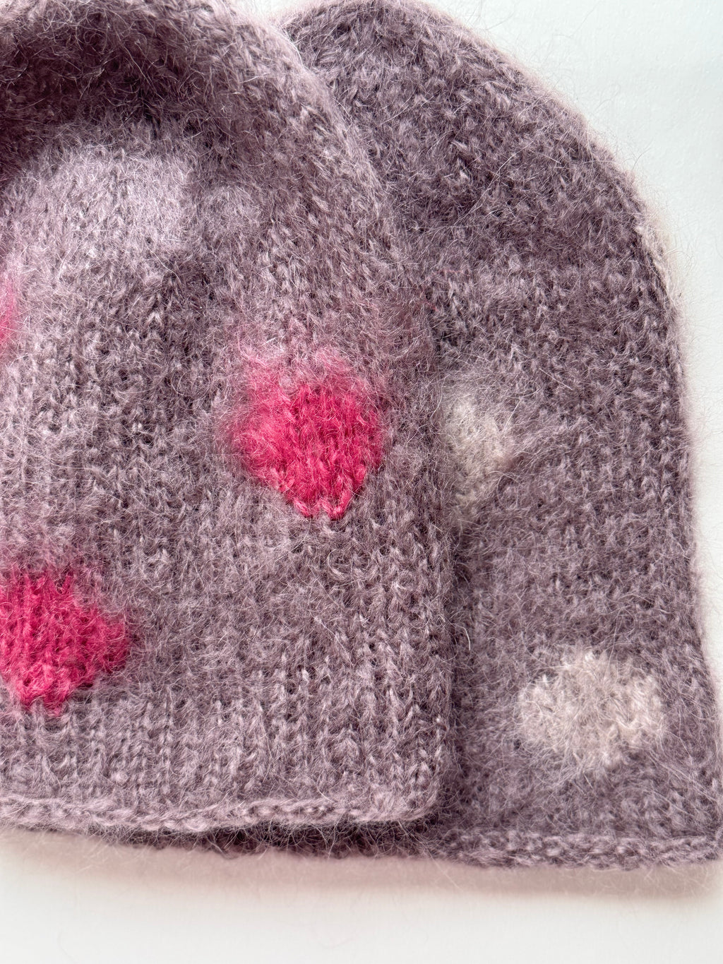 MOHAIR BEANIE GREY