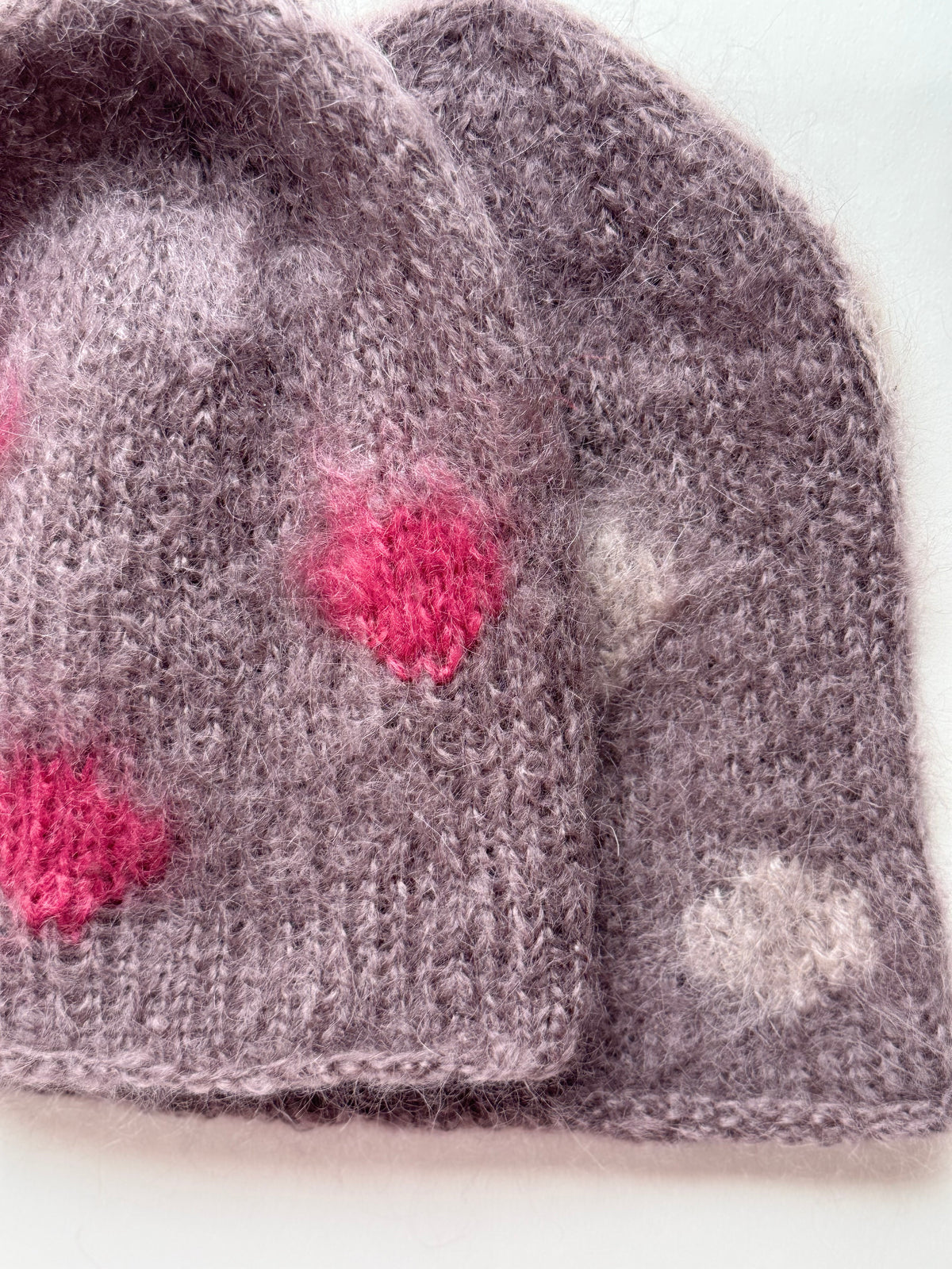 MOHAIR BEANIE GREY