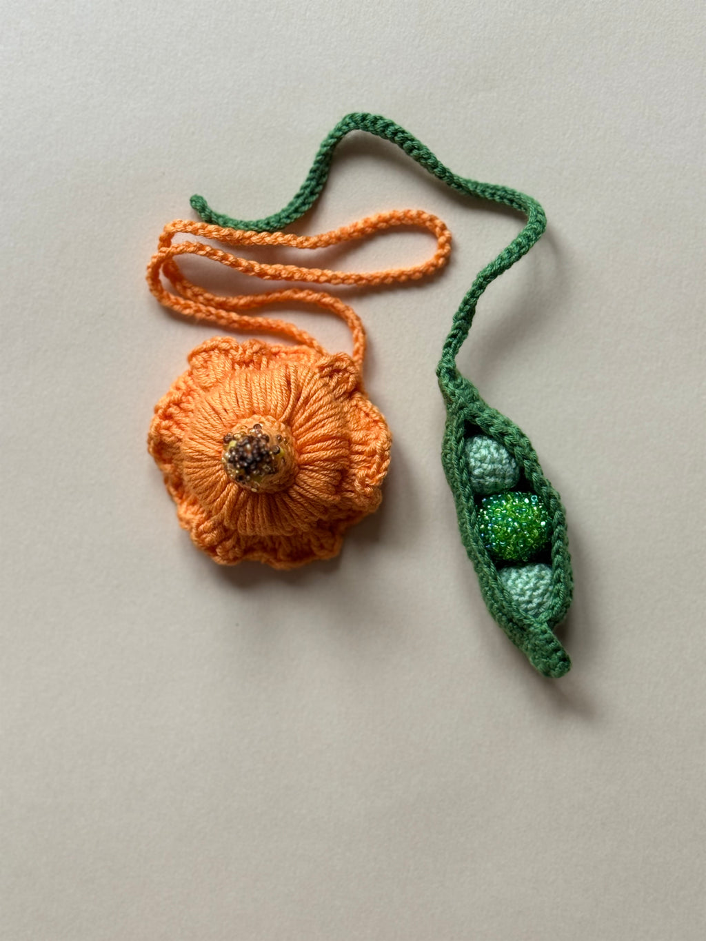 Mushroom Charm Beaded