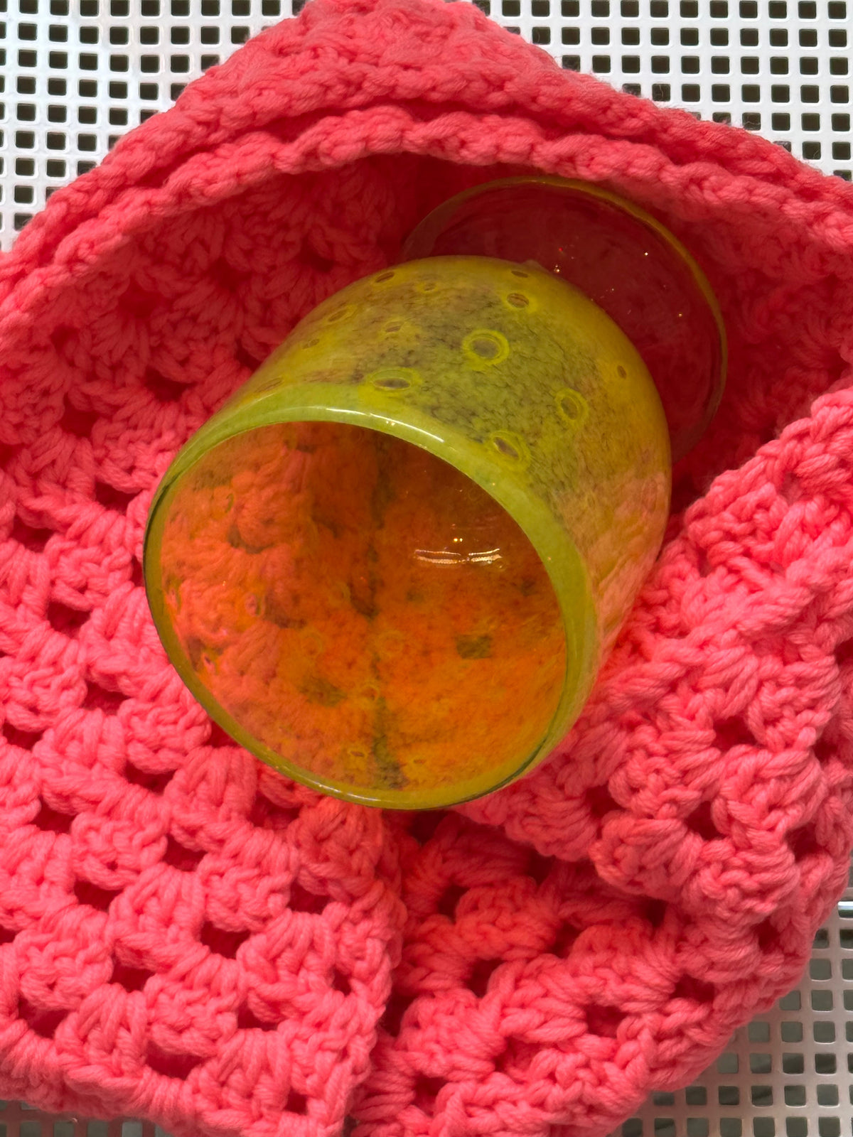 Neon Knit Scarf