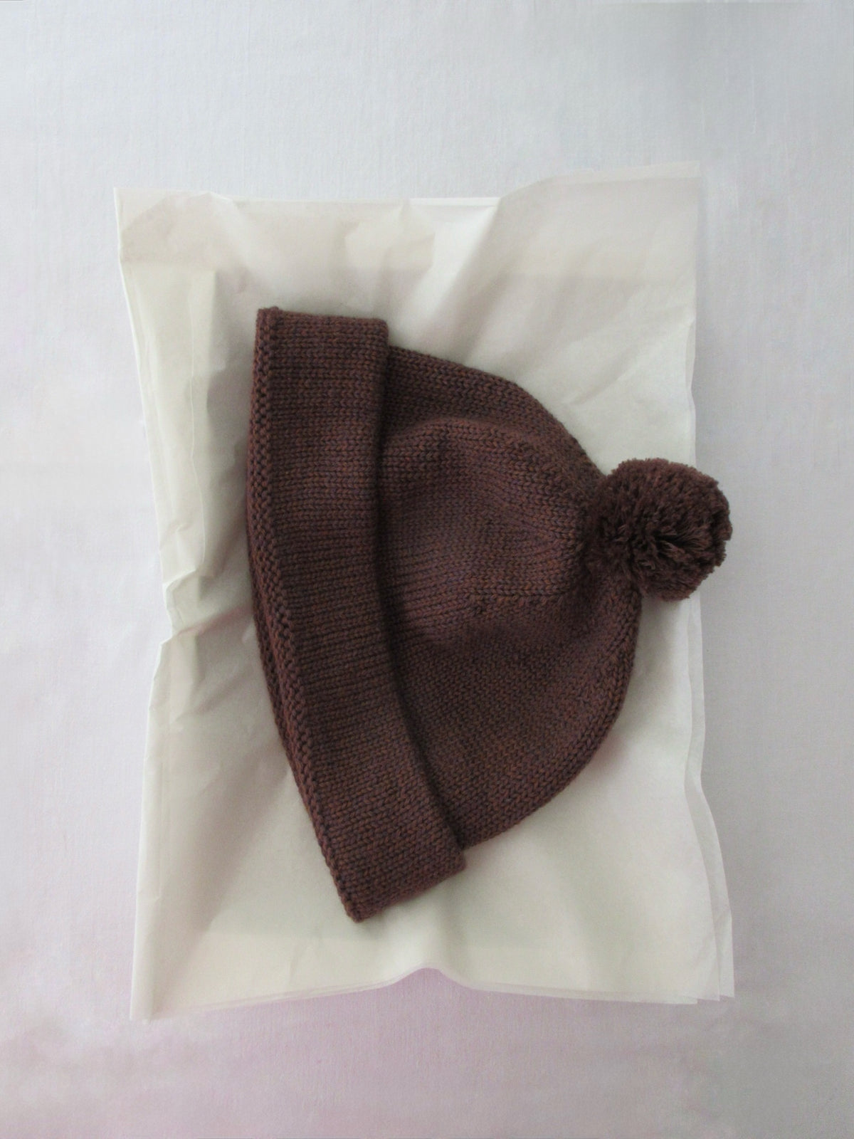 Plum POM Beanie