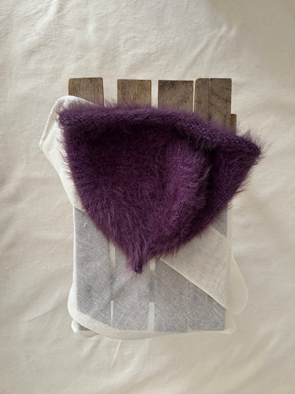 FLUFFY BEANIE PURPLE