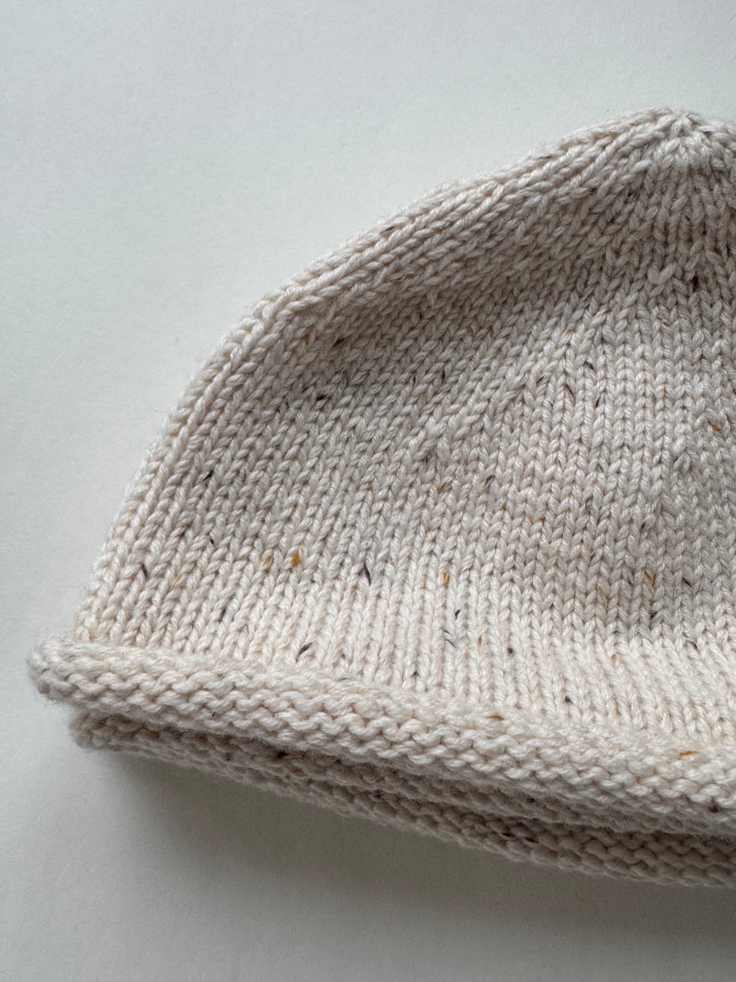 TWEED BEANIE MILKY