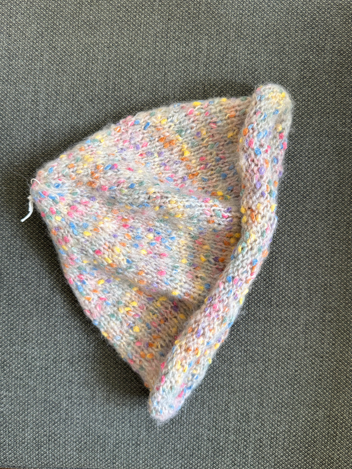 MULTICOLOR BEANIE BEIGE