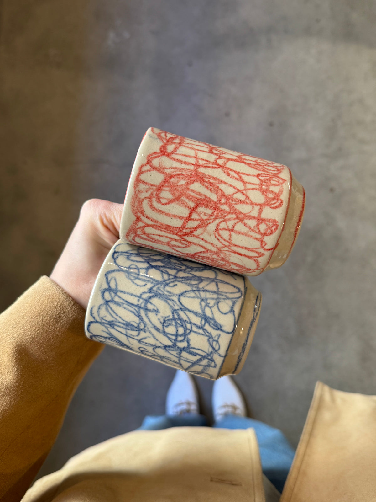 RED SKETCH CUP