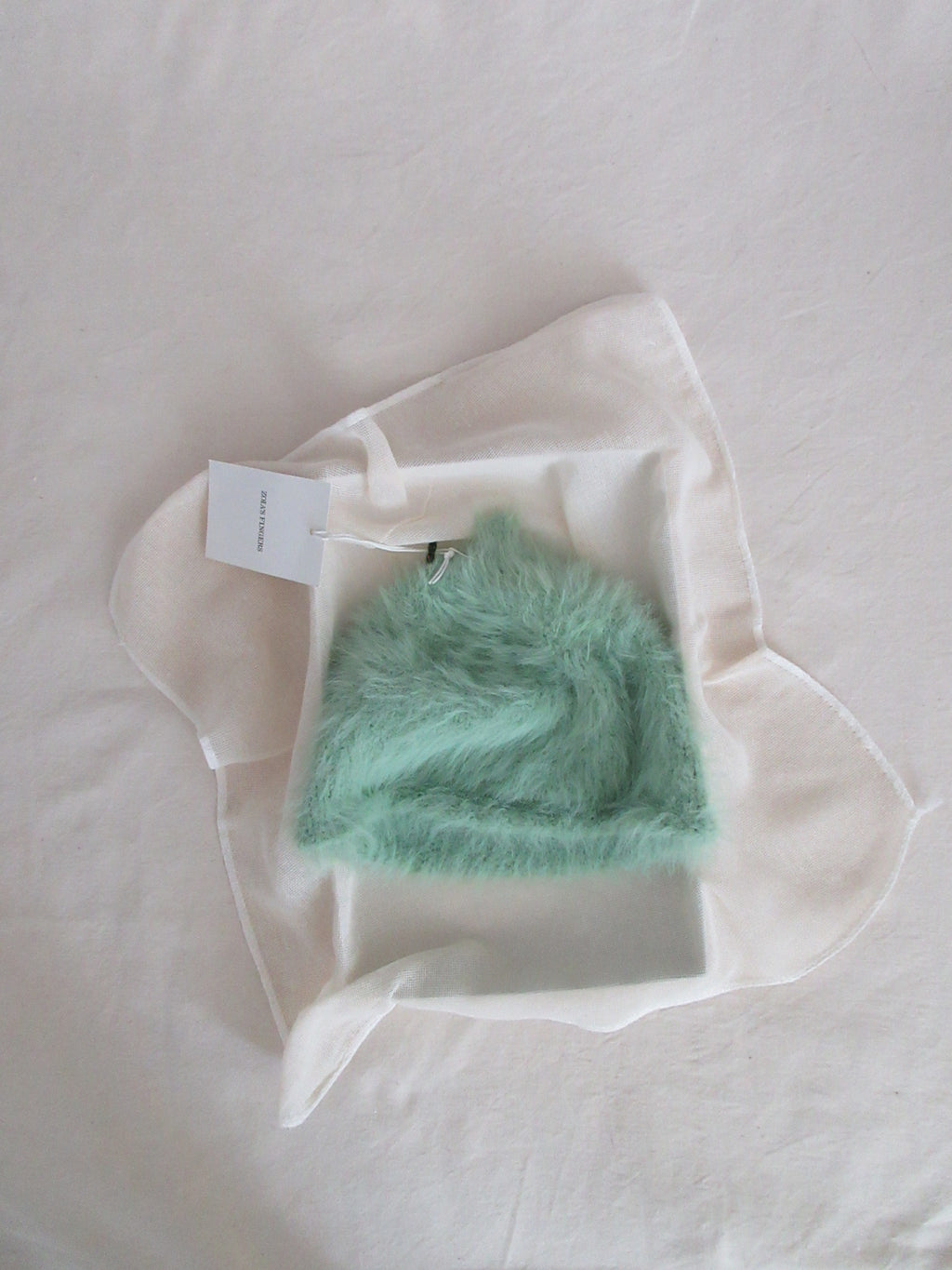 FLUFFY BEANIE GREEN