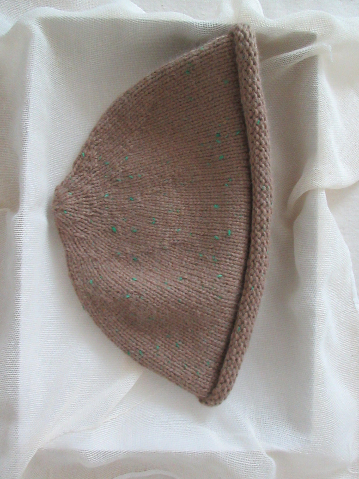 TWEED BEANIE BEIGE