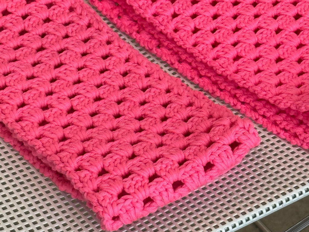 Neon Knit Scarf