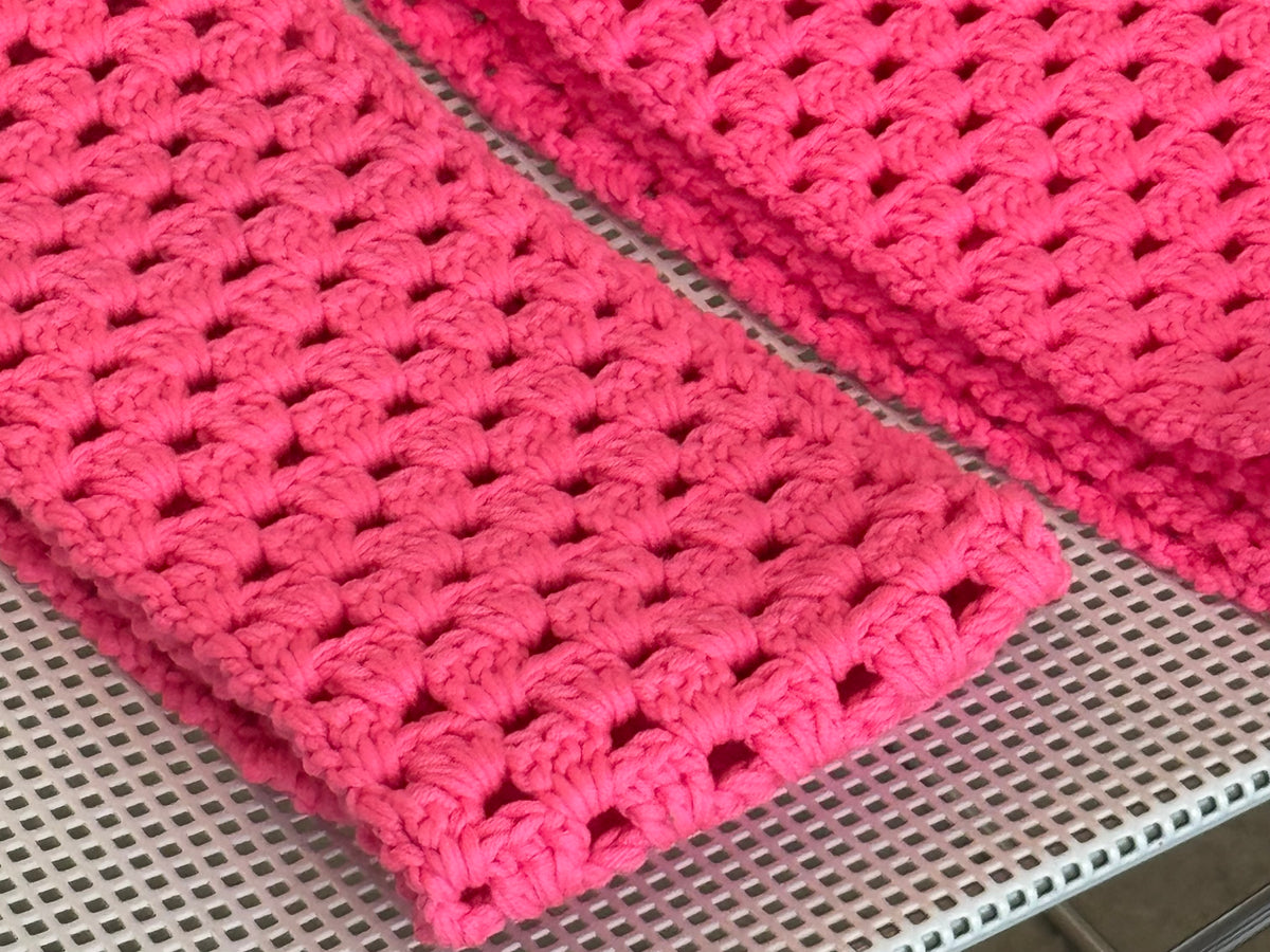 Neon Knit Scarf