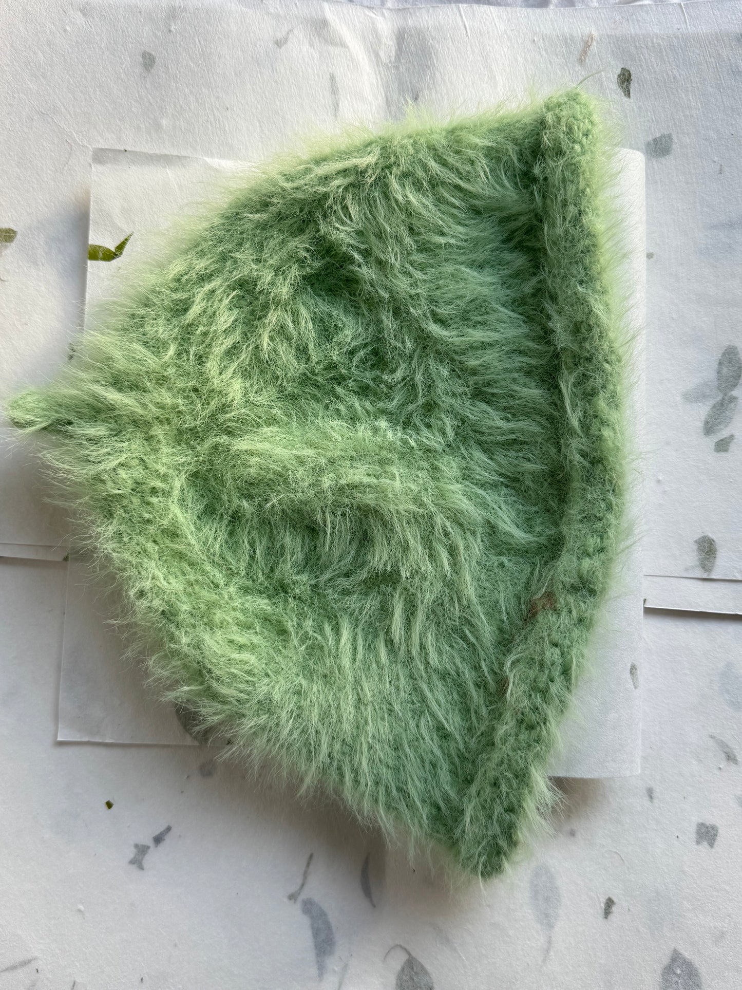 FLUFFY BEANIE GREEN