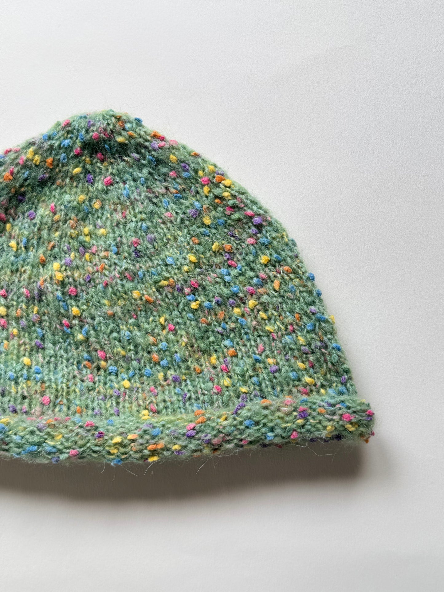 MULTICOLOR BEANIE GREEN