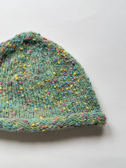 MULTICOLOR BEANIE GREEN