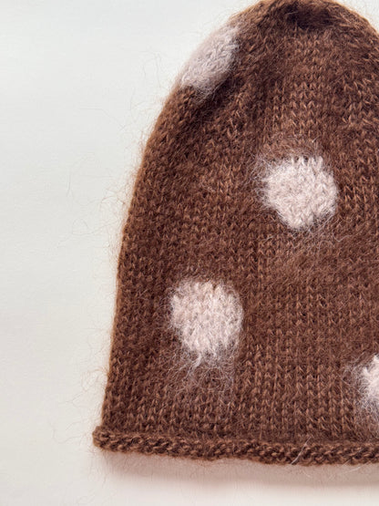 MOHAIR BEANIE BROWN