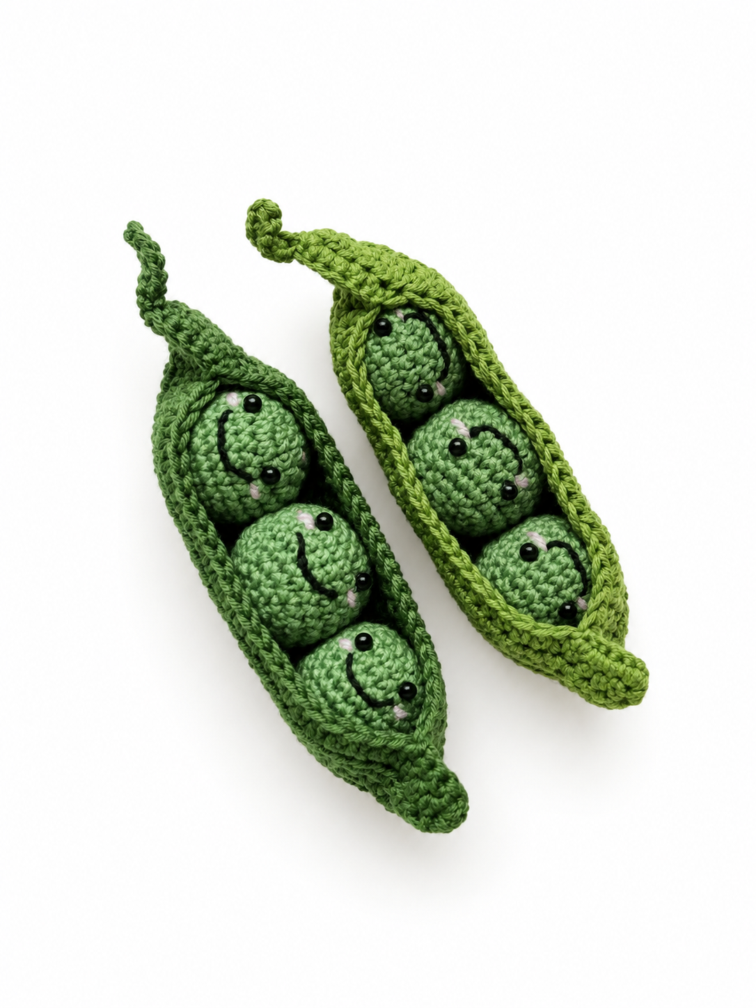 Hand-Crocheted Pea Charm