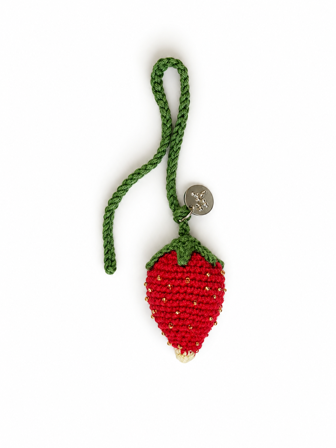 Strawberry Charm Without Leaf Beaded