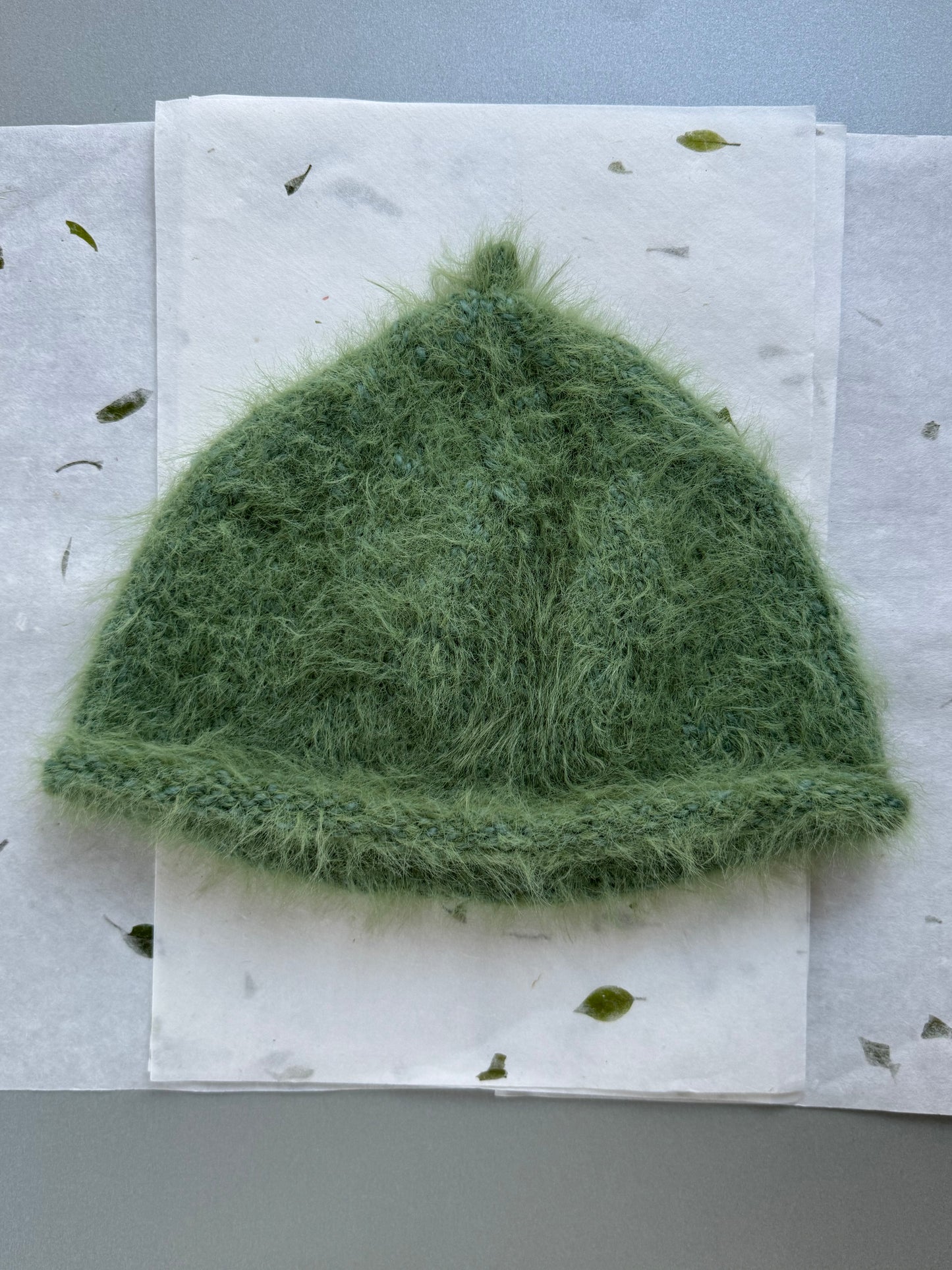 FLUFFY BEANIE GREEN