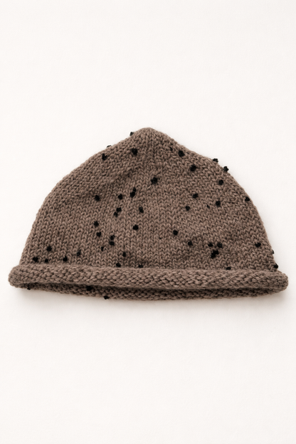 POM POM BEANIE GREY