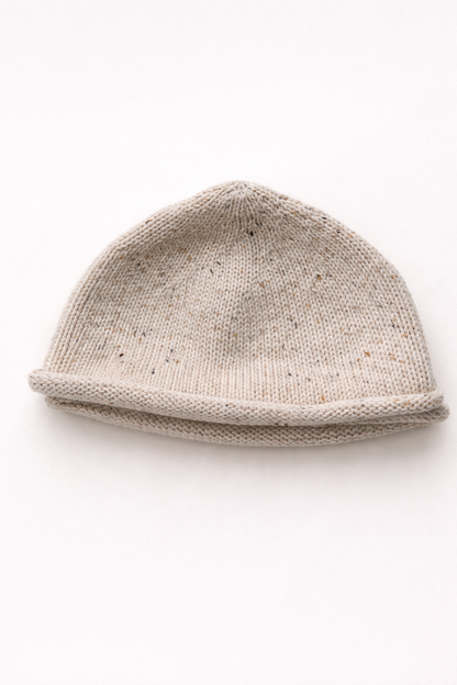 TWEED BEANIE MILKY