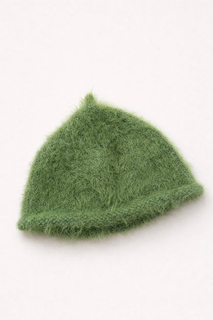 FLUFFY BEANIE GREEN