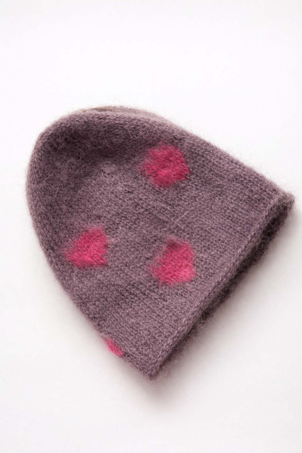 MOHAIR BEANIE GREY