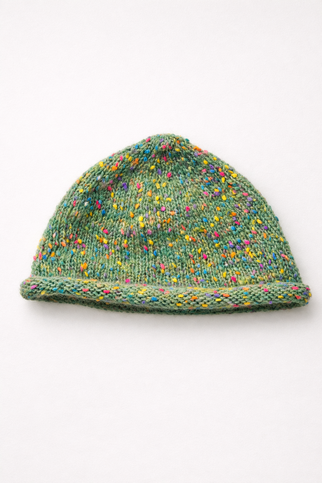 MULTICOLOR BEANIE GREEN