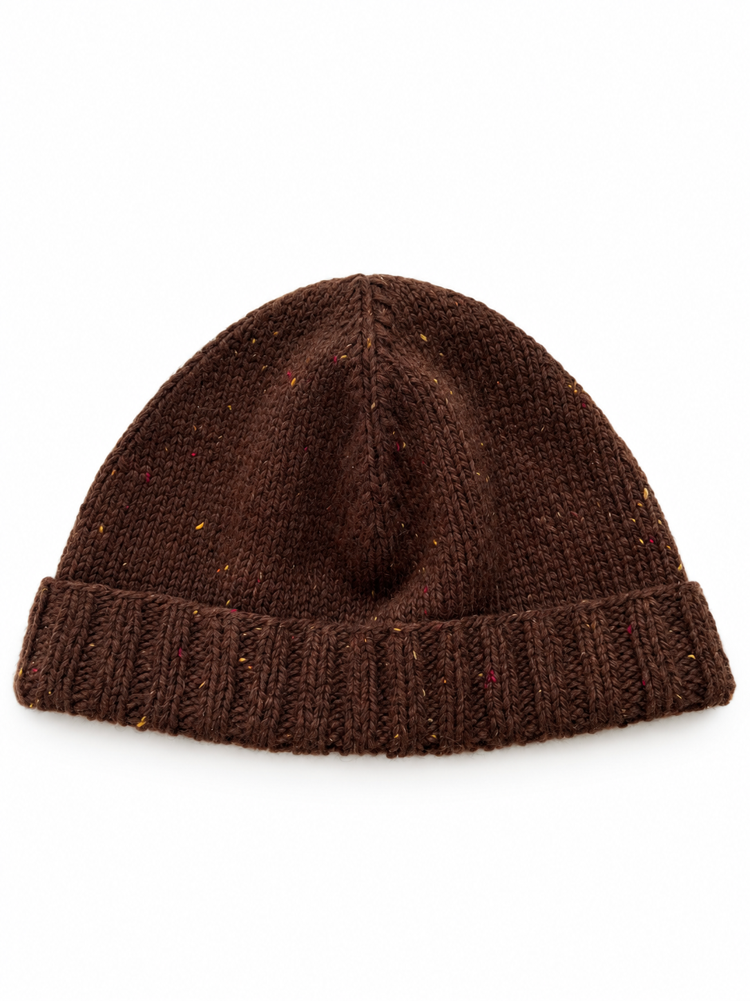 TWEED BEANIE BROWN kids